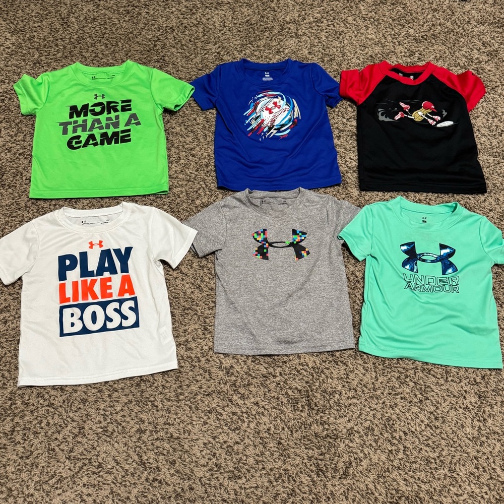 Boys 18m Under Armour Shirt & Shorts lot
